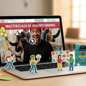 Masterclass de Brainstorming de Hackoi: curso en video con certificado de facilitador y tres libros de regalo